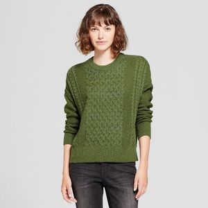 Mossimo supply co. cozy green sweater